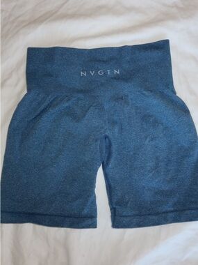 NVGTN BIKER SHORTS 
size small
Blue